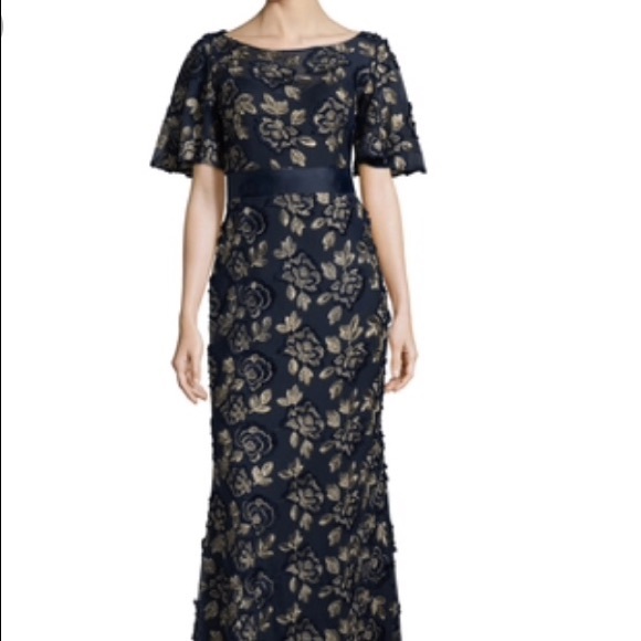 LOTUS THREADS Floral Lace Gown - Picture 6 of 6